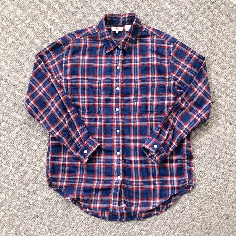 [LEVI’S] Utility Flannel Button Down Shirt